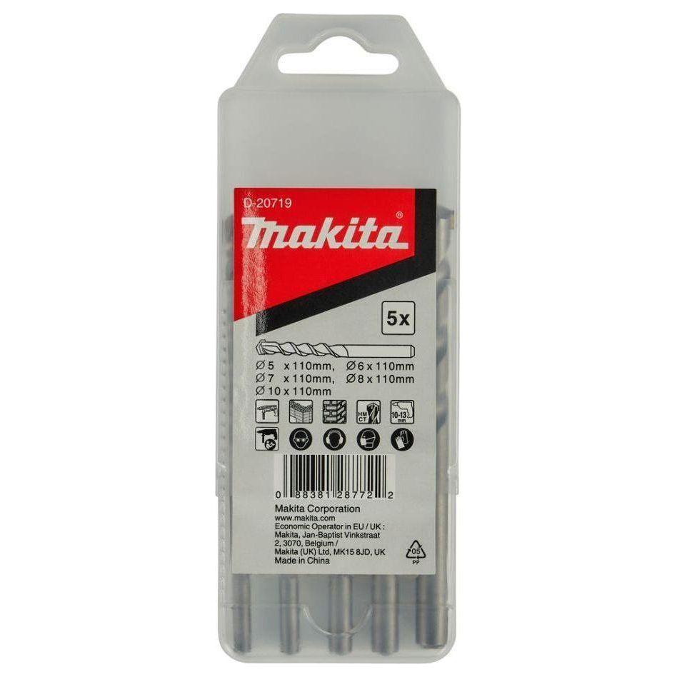 Makita D-20719 TCT Masonry / Concrete Drill Bit Set (5pcs) - KHM Megatools Corp. Makita D-20719 TCT Masonry / Concrete Drill Bit Set (5pcs) - KHM Megatools Corp.
